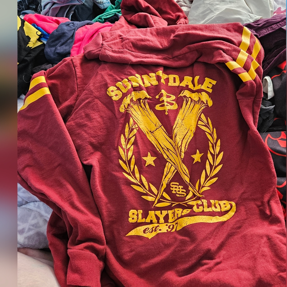 Buffy The Vampire Slayer Sunnydale Slayers Club Girls Athletic Hoodie